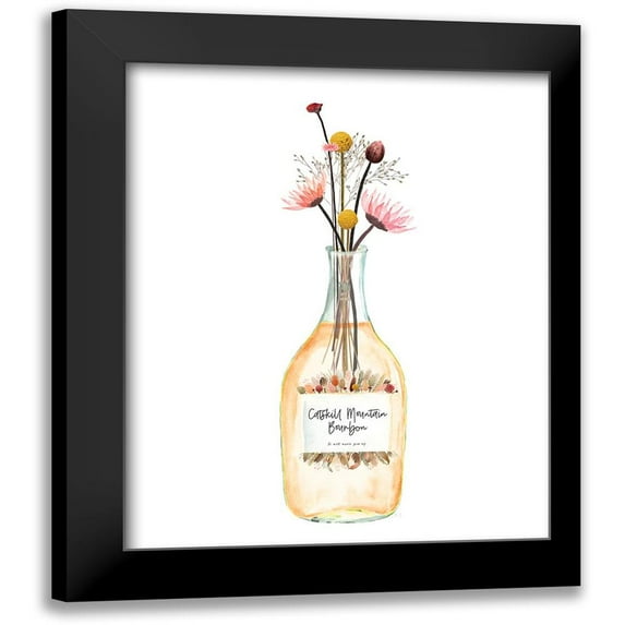 Jill, Susan 12x14 Black Modern Framed Museum Art Print Titled - Catskill Mountain Bourbon