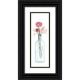 thumbnail image 1 of Jill, Susan 13x32 Black Ornate Wood Framed with Double Matting Museum Art Print Titled - Picked Some Flower I, 1 of 4