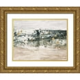 thumbnail image 1 of Jill, Susan 14x12 Gold Ornate Wood Framed with Double Matting Museum Art Print Titled - Villa Comunale, 1 of 4