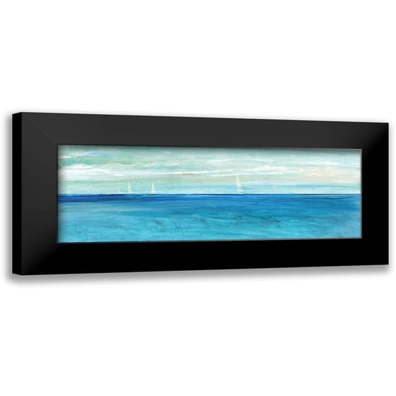 Jill, Susan 14x7 Black Modern Framed Museum Art Print Titled - St. Maarten