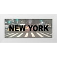 thumbnail image 1 of Jill, Susan 14x8 White Modern Wood Framed Museum Art Print Titled - Crossing New York, 1 of 4