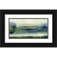 thumbnail image 1 of Jill, Susan 14x9 Black Ornate Wood Framed with Double Matting Museum Art Print Titled - Glistening Meadow, 1 of 4