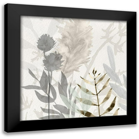 Jill, Susan 15x15 Black Modern Framed Museum Art Print Titled - Shadow Woods I