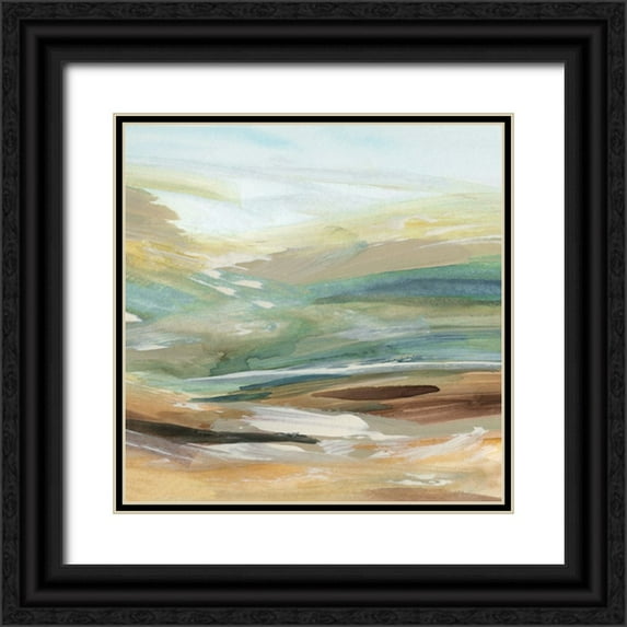 Jill, Susan 15x15 Black Ornate Wood Framed with Double Matting Museum Art Print Titled - Balsam Mountain II