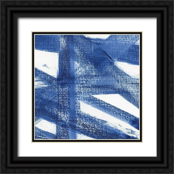 Jill, Susan 15x15 Black Ornate Wood Framed with Double Matting Museum Art Print Titled - Worn Jeans II