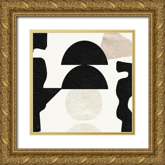 Jill, Susan 15x15 Gold Ornate Wood Framed with Double Matting Museum Art Print Titled - Dancing Light I