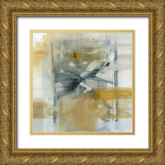 Jill, Susan 15x15 Gold Ornate Wood Framed with Double Matting Museum Art Print Titled - Reflections I