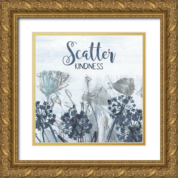 Jill, Susan 15x15 Gold Ornate Wood Framed with Double Matting Museum Art Print Titled - Scatter Kindness
