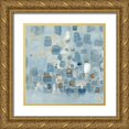 thumbnail image 1 of Jill, Susan 15x15 Gold Ornate Wood Framed with Double Matting Museum Art Print Titled - Sea Glass Reflection I, 1 of 4