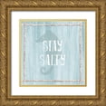thumbnail image 1 of Jill, Susan 15x15 Gold Ornate Wood Framed with Double Matting Museum Art Print Titled - Stay Salty, 1 of 4