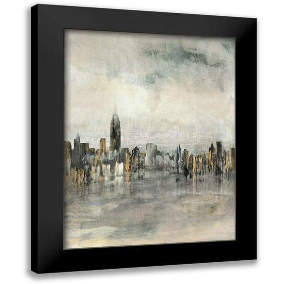 Jill, Susan 15x18 Black Modern Framed Museum Art Print Titled - City Lights