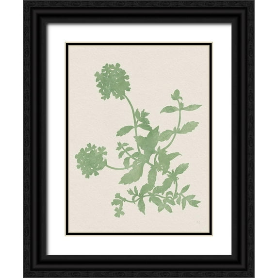 Jill, Susan 15x18 Black Ornate Wood Framed with Double Matting Museum Art Print Titled - Vintage Garden II