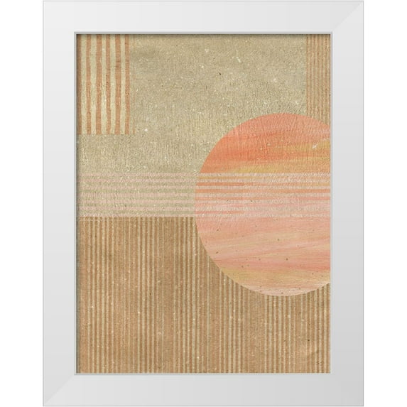 Jill, Susan 15x18 White Modern Wood Framed Museum Art Print Titled - Adobe Sunrise II