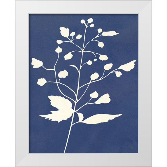 Jill, Susan 15x18 White Modern Wood Framed Museum Art Print Titled - Night Sky Silhouette II