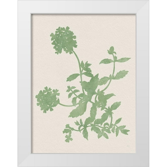 Jill, Susan 15x18 White Modern Wood Framed Museum Art Print Titled - Vintage Garden II