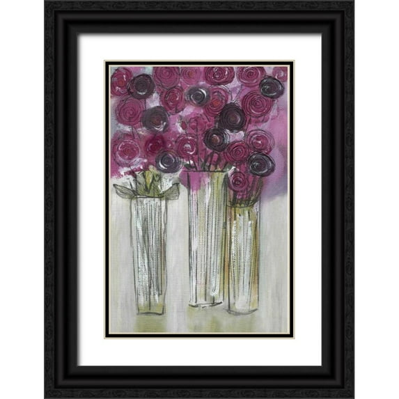 Jill, Susan 17x24 Black Ornate Wood Framed with Double Matting Museum Art Print Titled - Tuscan Light