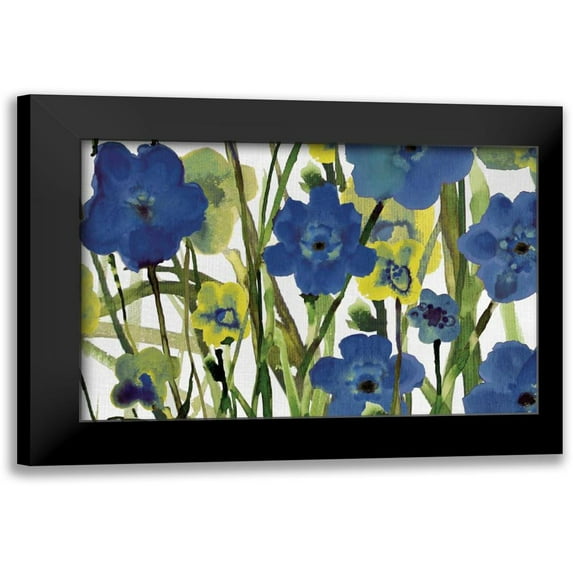 Jill, Susan 18x13 Black Modern Framed Museum Art Print Titled - Picking Flowers