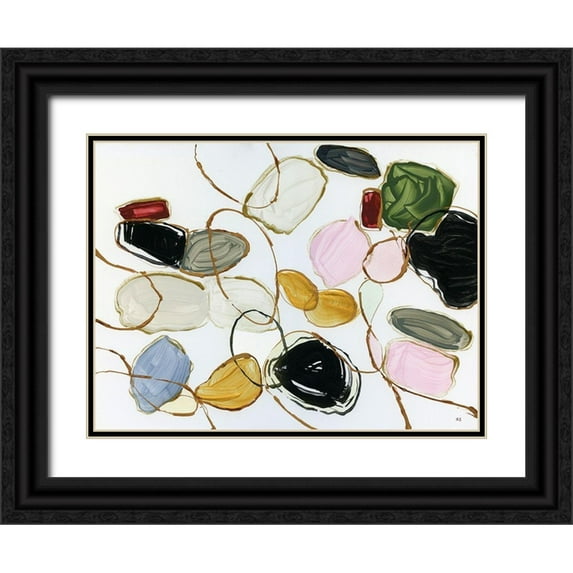 Jill, Susan 18x15 Black Ornate Wood Framed with Double Matting Museum Art Print Titled - Versailles Treasures