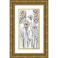 thumbnail image 1 of Jill, Susan 18x32 Gold Ornate Wood Framed with Double Matting Museum Art Print Titled - Wildflowers I, 1 of 4