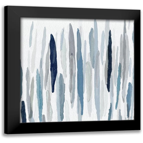 Jill, Susan 20x20 Black Modern Framed Museum Art Print Titled - Rhythm and Blues I