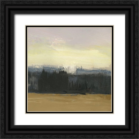 Jill, Susan 20x20 Black Ornate Wood Framed with Double Matting Museum Art Print Titled - Mountain Frost II