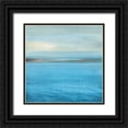 thumbnail image 1 of Jill, Susan 20x20 Black Ornate Wood Framed with Double Matting Museum Art Print Titled - Ocean Currents II, 1 of 4