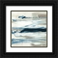 thumbnail image 1 of Jill, Susan 20x20 Black Ornate Wood Framed with Double Matting Museum Art Print Titled - Tumultuous Indigo III, 1 of 4