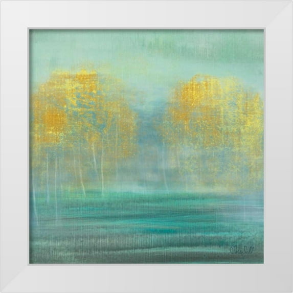 Jill, Susan 20x20 White Modern Wood Framed Museum Art Print Titled - Glimmer of Sun