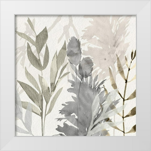 Jill, Susan 20x20 White Modern Wood Framed Museum Art Print Titled - Shadow Woods II