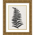 thumbnail image 1 of Jill, Susan 25x32 Gold Ornate Wood Framed with Double Matting Museum Art Print Titled - Forest Fern II, 1 of 4