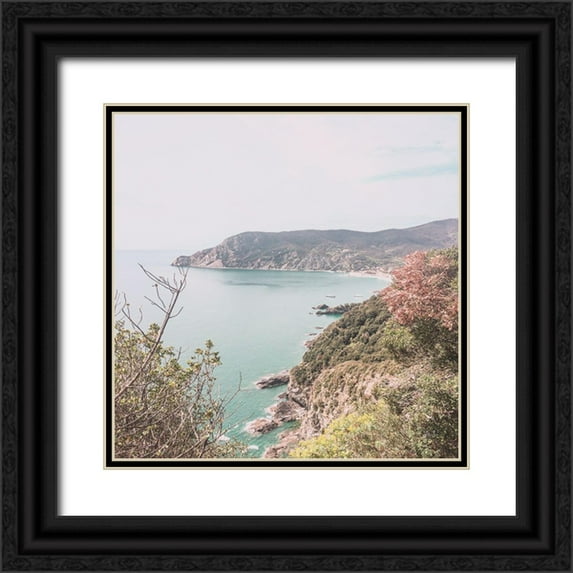 Jill, Susan 26x26 Black Ornate Wood Framed with Double Matting Museum Art Print Titled - Capri