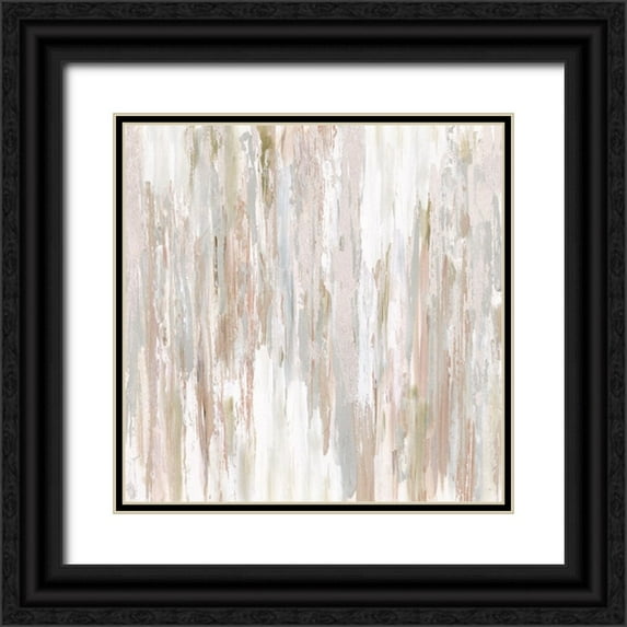 Jill, Susan 26x26 Black Ornate Wood Framed with Double Matting Museum Art Print Titled - Weathered Door