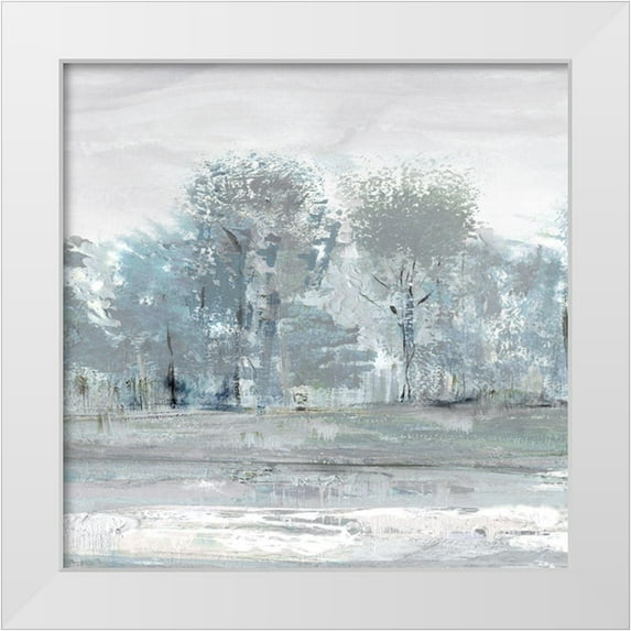Jill, Susan 26x26 White Modern Wood Framed Museum Art Print Titled - High Meadow II