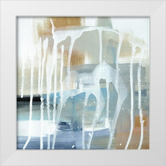 Jill, Susan 26x26 White Modern Wood Framed Museum Art Print Titled - Weather III