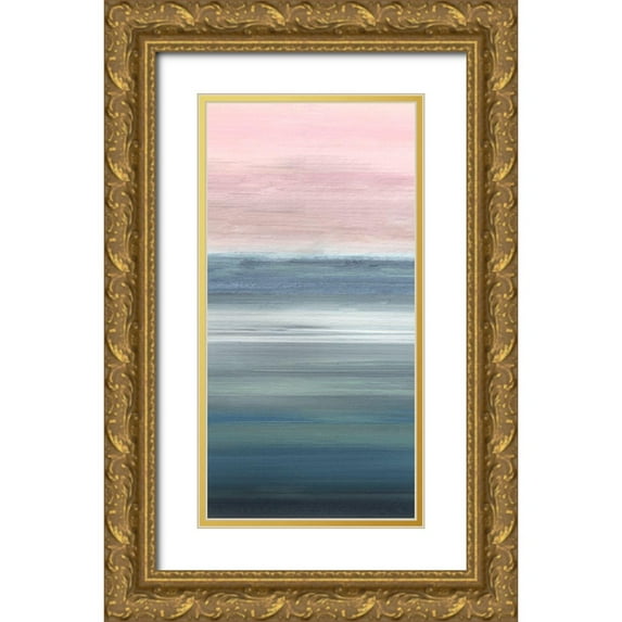 Jill, Susan 9x14 Gold Ornate Wood Framed with Double Matting Museum Art Print Titled - Shore Expanse II