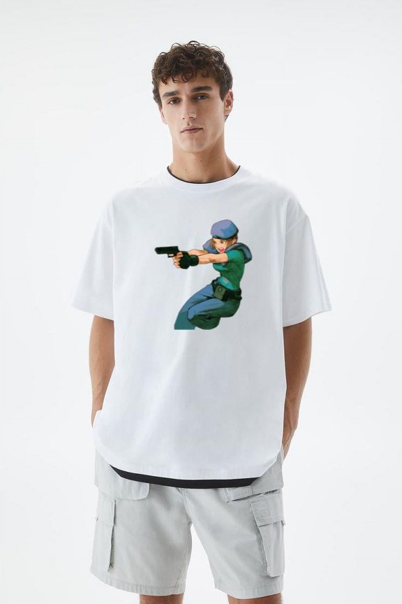 Jill Valentine MVC2 vs Capcom Resident Evil T-Shirt, for men & women, up to size 5XL