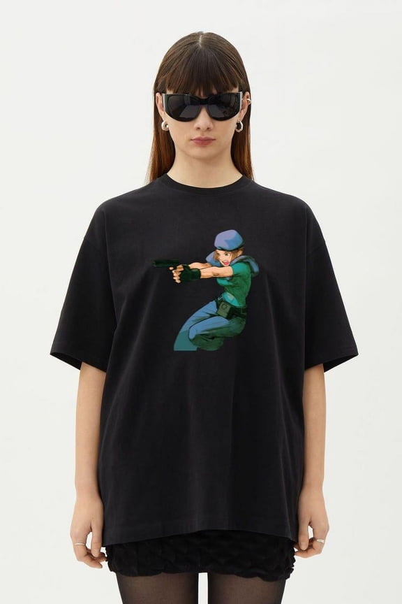 Jill Valentine MVC2 vs Capcom Resident Evil T-Shirt, for men & women, up to size 5XL