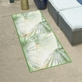 thumbnail image 1 of Jill Zarin Caribbean Outdoor Collection Area Rug - Cuba (2' x 8' Runner Green/Ivory), 1 of 6