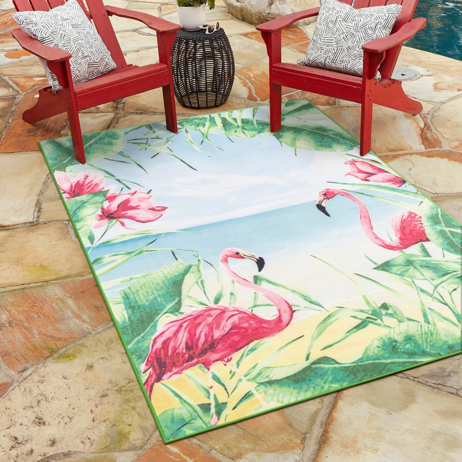 Jill Zarin Caribbean Outdoor Collection Area Rug - Dominica (10' x 13 ...