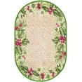 thumbnail image 1 of Jill Zarin Caribbean Outdoor Collection Area Rug - Jamaica (2' x 3' 1" Oval Beige and Green/Light Brown), 1 of 6