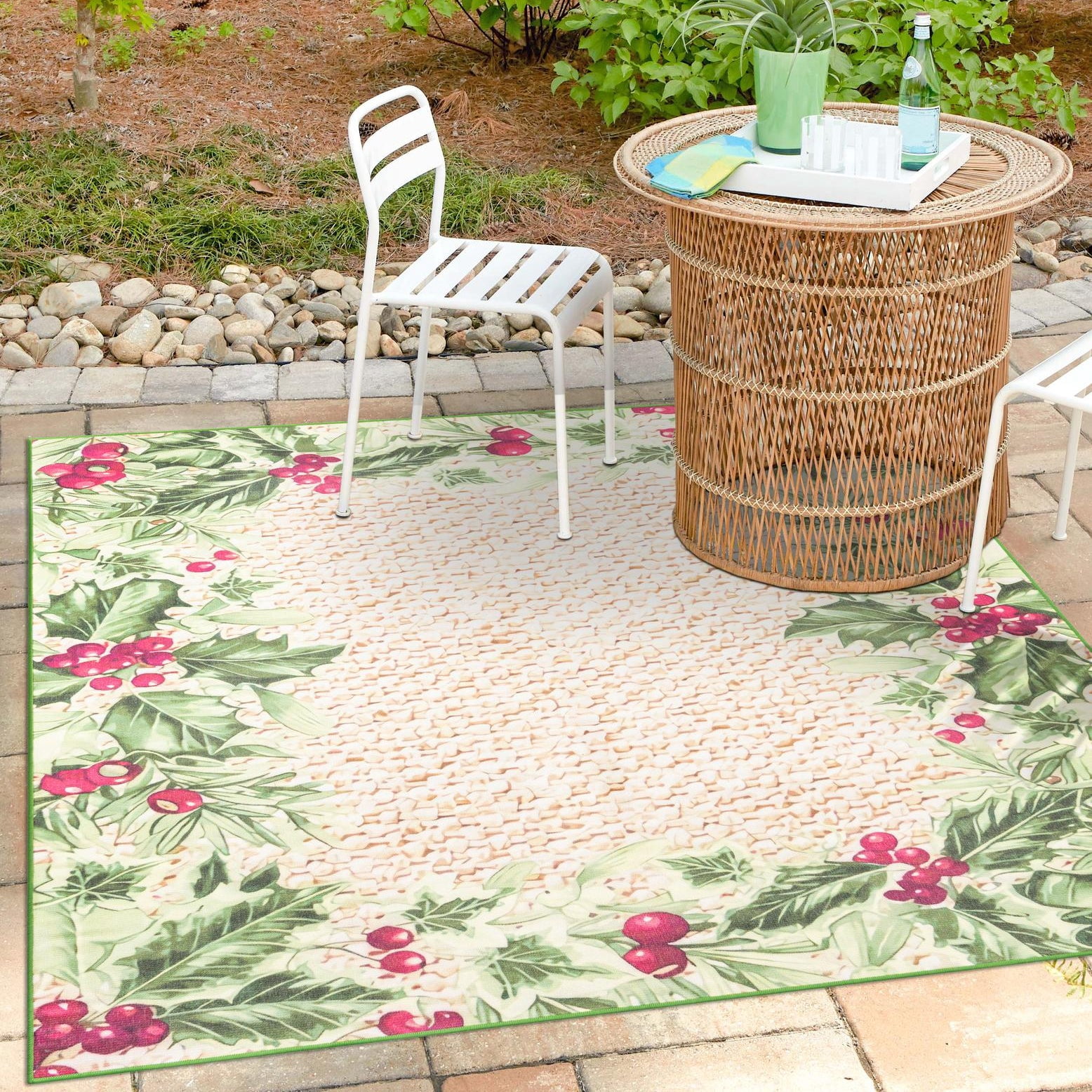 Jill Zarin Caribbean Outdoor Collection Area Rug - Jamaica (7' 10 ...
