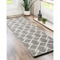 Jill Zarin Dorset Collection Area Rug - Dorset (2' x 6' 1" Runner Blackberry/Ivory)