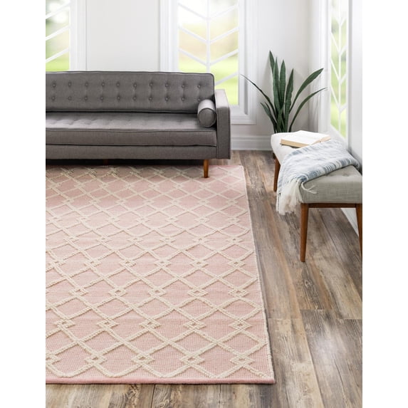 Jill Zarin Dorset Collection Area Rug - Dorset (10' Square English Rose/Ivory)