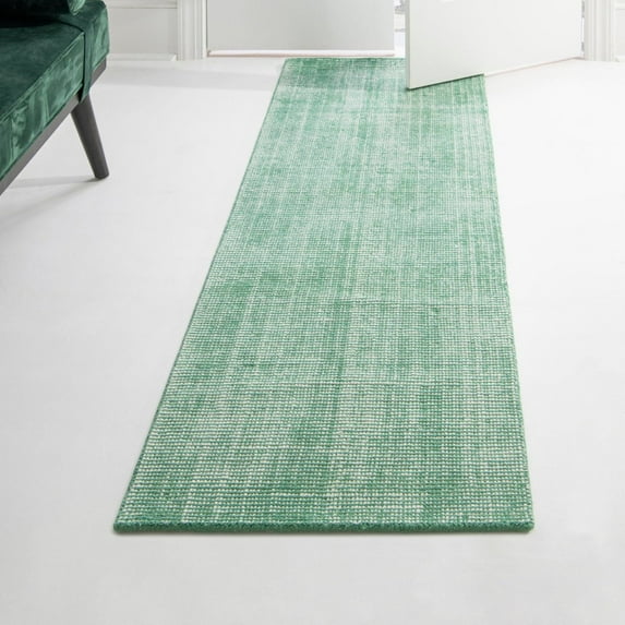 Jill Zarin English Manor Collection Area Rug - Farmhouse (2' 7" x 13' 1" Runner Green/Ivory)