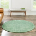 thumbnail image 1 of Jill Zarin English Manor Collection Area Rug - Farmhouse (4' 1" Round Green/Ivory), 1 of 6