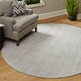 thumbnail image 1 of Jill Zarin English Manor Collection Area Rug - Farmhouse (5' 3" Round Grey Manor/Ivory), 1 of 6