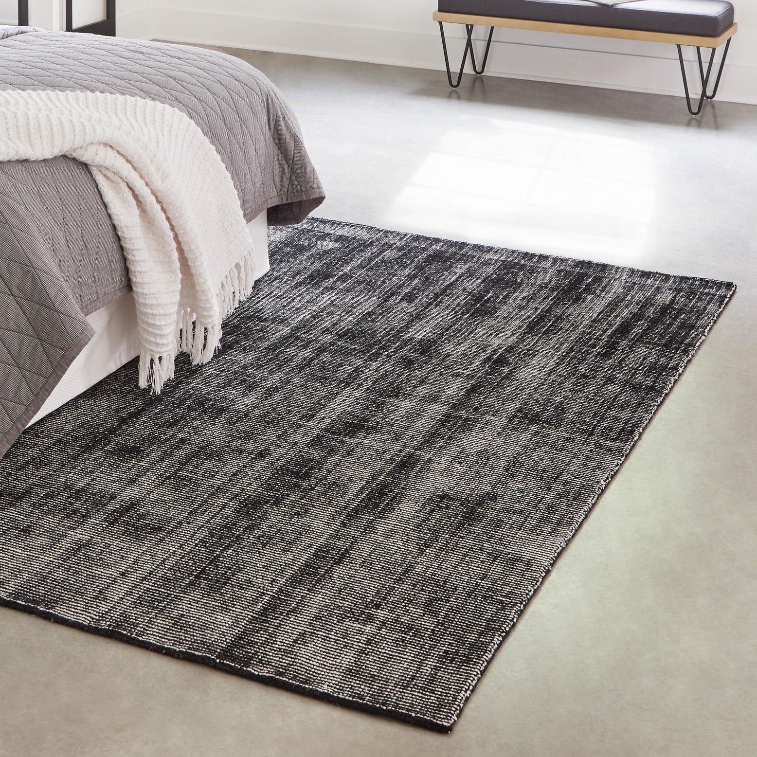 Blackberry Manor Hand-Knotted Wool Area Rug, 9'x12'