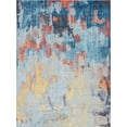 thumbnail image 1 of Jill Zarin Jill Zarin’s Downtown Rectangular Abstract Modern Area Rugs, Blue, 1 of 8