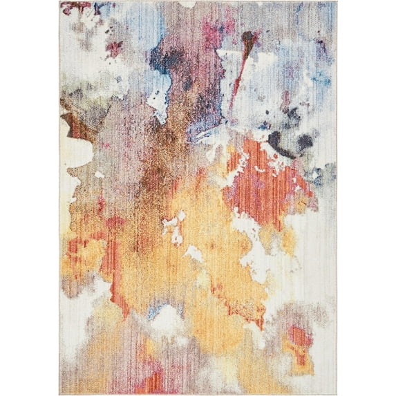 Jill Zarin Jill Zarin’s Downtown Rectangular Abstract Modern Area Rugs, Multi-color