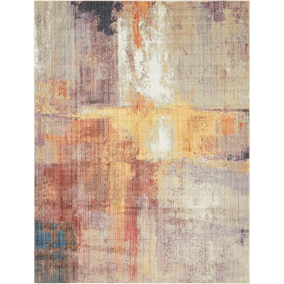 Jill Zarin Jill Zarin’s Downtown Rectangular Abstract Modern Area Rugs, Multi-color